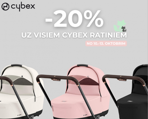 klientu dienas atlaides cybex bugaboo leclerc beaba lansinoh 50%