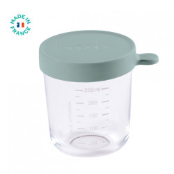 Stikla burciņa pārtikas uzglabāšanai ar silikona vāciņu,250 ml Stikla burciņa pārtikas uzglabāšanai ar silikona vāciņu,250 ml
