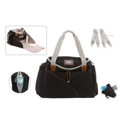 Travel bag for mom “Sydney II” dark Travel bag for mom “Sydney II” dark