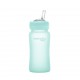 Стеклянная бутылка с трубочкой, с силиконовым покрытием 240 мл. - Everyday Baby
