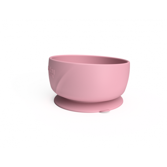 Silicone bowl with suction cup Purple rose