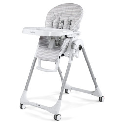 Cтульчик для кормления Peg Perego Prima Pappa Follow Me (Linear grey) Cтульчик для кормления Peg Perego Prima Pappa Follow Me (Linear grey)