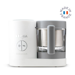Tvaicētājs blenderis BABYCOOK NEO GREY WHITE Tvaicētājs blenderis BABYCOOK NEO GREY WHITE