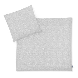 Bed linen set JERSEY “Tiny Squares Grey" 80x80 + 35x40 cm Bed linen set JERSEY “Tiny Squares Grey" 80x80 + 35x40 cm