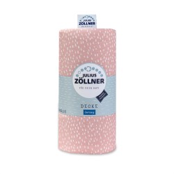 Kokvilnas sedziņa ar Jersey pildījumu  “Jersey Tiny Squares Blush" 70/70 cm Kokvilnas sedziņa ar Jersey pildījumu  “Jersey Tiny Squares Blush" 70/70 cm