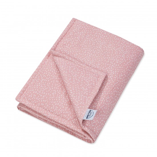 Хлопковое одеяло с наполнителем “Jersey Tiny Squares Blush 70/70 cm - Julius Zollner