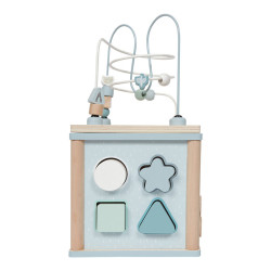 Aktivitāšu kubs bērniem Little Dutch "Adventure blue"