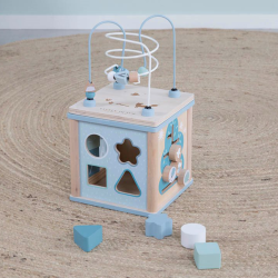 Aktivitāšu kubs bērniem Little Dutch "Adventure blue"