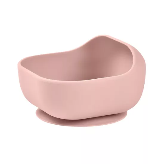 Silikona bļodiņa ar piesūcekni PINK - Beaba / Red Castle