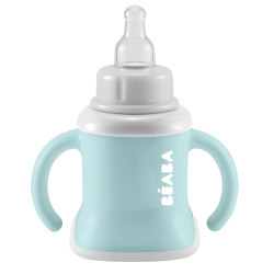Barošanas pudelīte, pārveidojama. 3 vienā, 150 ml, AIRY GREEN