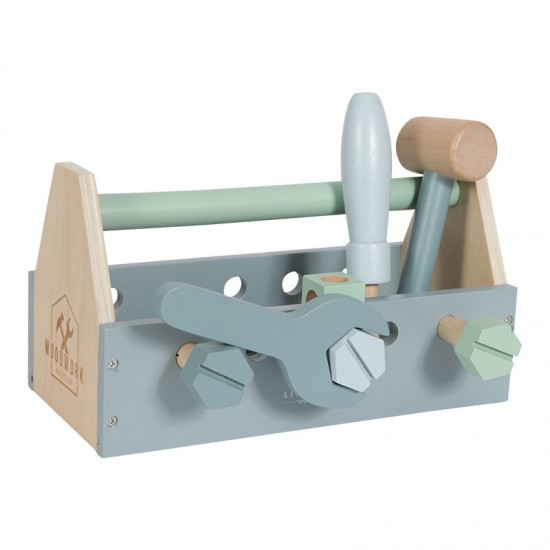 Деревянный набор инструментов (Wooden toolbox) Little Dutch - Little Dutch