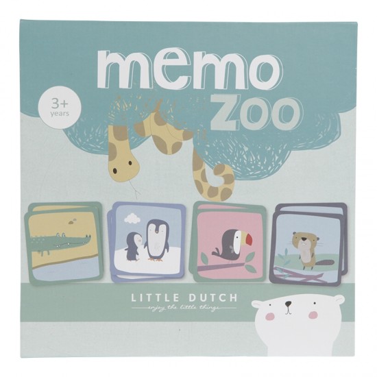 Kartītes Memo Zoo, Little Dutch - Little Dutch