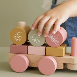 Деревянный поезд Little Dutch "Stacking Train Flowers" Деревянный поезд Little Dutch "Stacking Train Flowers"