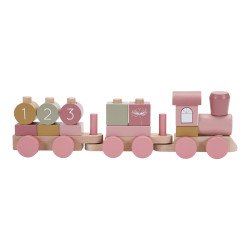 Деревянный поезд Little Dutch "Stacking Train Flowers" Деревянный поезд Little Dutch "Stacking Train Flowers"