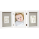 Rāmītis ar mazuļa nospiedumiem Happy Hands Triple frame kit White - Dooky