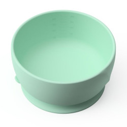 Silikona bļodiņa ar piesūcekni Mint green Silikona bļodiņa ar piesūcekni Mint green