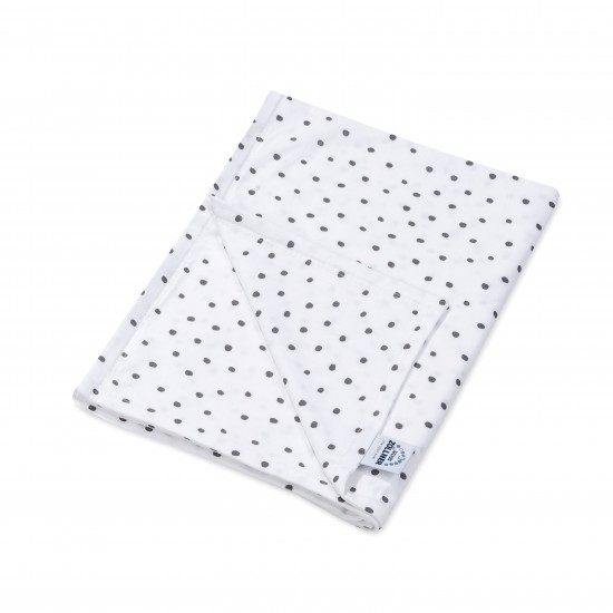 Хлопковое одеяло с наполнителем Jersey “Dots grey 70/100 cm - Julius Zollner