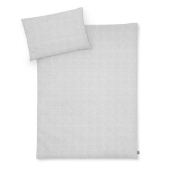 Gultas veļas komplekts JERSEY “Tiny squares grey" 100x135 + 40x60 cm Gultas veļas komplekts JERSEY “Tiny squares grey" 100x135 + 40x60 cm