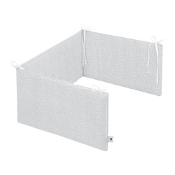 Comfort Soft crib bumpers “Tiny Squares grey” Comfort Soft crib bumpers “Tiny Squares grey”