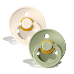 Knupīšu komplekts BIBS Sage / Ivory -6-36 m Knupīšu komplekts BIBS Sage / Ivory -6-36 m
