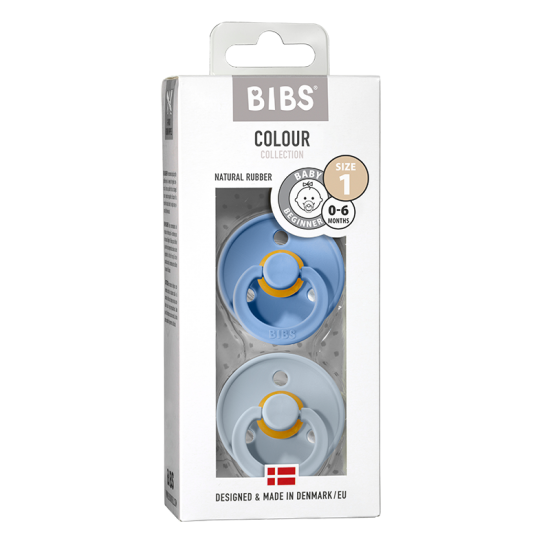 Комплект сосок BIBS Sky Blue / Baby Blue - 0-6 m - Bibs