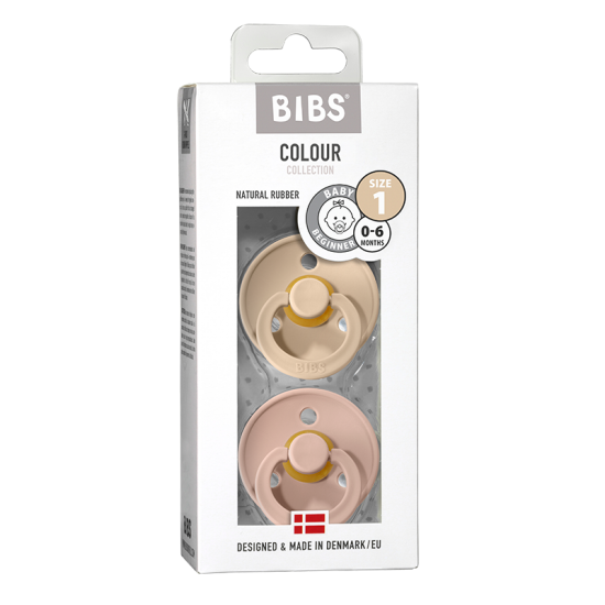 Комплект сосок BIBS Blush / Vanilla - 0-6 m - Bibs