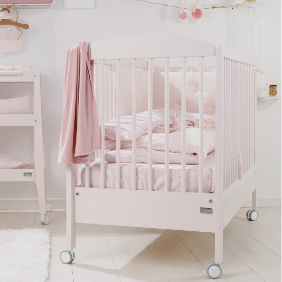 Mīkstās apmales bērnu gultiņai Dili Best Natural pink blush - Picci / Dili Best