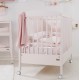 Mīkstās apmales bērnu gultiņai Dili Best Natural pink blush - Picci / Dili Best