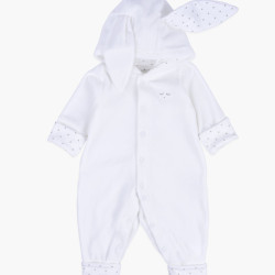 Plīša kombinezons Livly "Plush Bunny Overall" white Plīša kombinezons Livly "Plush Bunny Overall" white