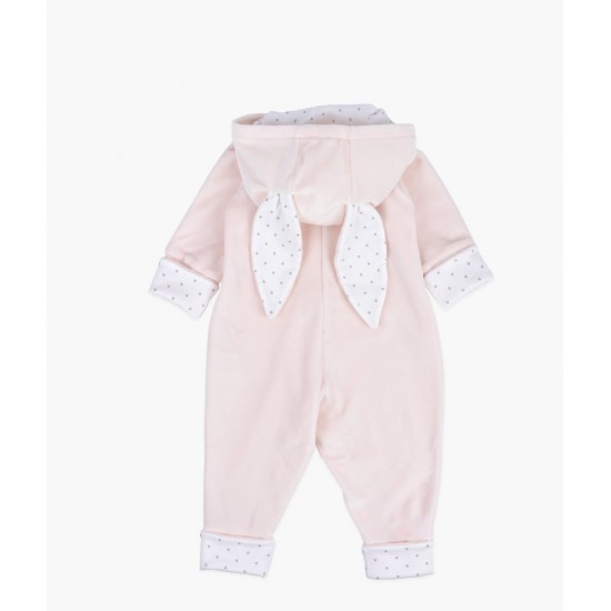 Plīša kombinezons Livly Plush Bunny Overall pink - Livly Clothing