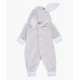 Plīša kombinezons Livly Plush Bunny Overall grey - Livly Clothing