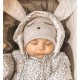 Детский комбинезон Livly Puffer Bunny Overall Leopard/beige - Livly Clothing