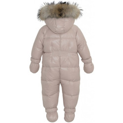Children's overalls with fur Ver de Terre, Mahogany Rose 3m Children's overalls with fur Ver de Terre, Mahogany Rose 3m