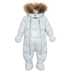 Bērnu kombinezons ar kažokādu Ver de Terre, Baby Blue