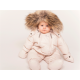 Childrens overalls with fur Ver de Terre, Baby Blue - Ver de Terre