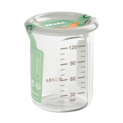 Beaba Baby portion container with lid, 120ml, tritan grey Beaba Baby portion container with lid, 120ml, tritan grey