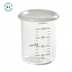 Beaba Baby portion container with lid, 120ml, tritan grey Beaba Baby portion container with lid, 120ml, tritan grey
