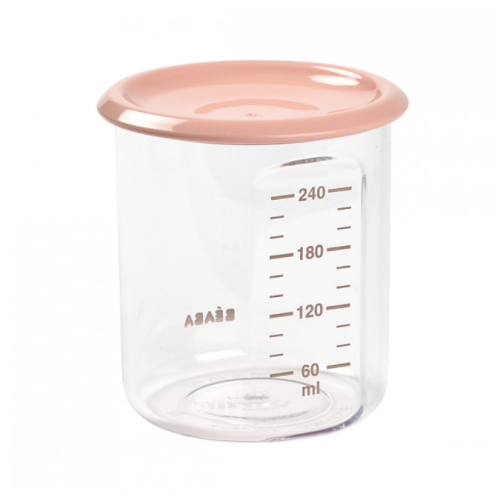 Plastmasas uzglabāšanas trauciņš, 240 ml,old pink