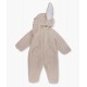 Bērnu flisa kombinezons Livly, bunny light beige - Livly Clothing