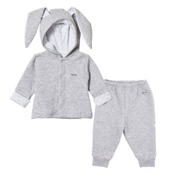 Kostīms Livly , Bunny grey melange jacquard Kostīms Livly , Bunny grey melange jacquard