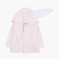 Jaka ar kapuci Livly , Bunny pink jacquard Jaka ar kapuci Livly , Bunny pink jacquard