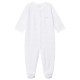 Rāpulis Livly Saturday Simplicity Footie, white/silver dots - Livly Clothing