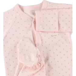 Rāpulis Livly Saturday Simplicity Footie, pink/gold dots