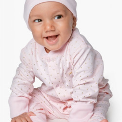 Rāpulis Livly Saturday Overall, pink/gold dots Rāpulis Livly Saturday Overall, pink/gold dots