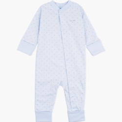 Rāpulis Livly Saturday Simplicity Footie, blue/silver dotss Rāpulis Livly Saturday Simplicity Footie, blue/silver dotss