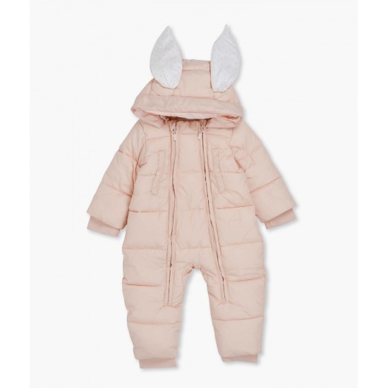Детский комбинезон Livly Puffer Bunny Overall pink - Livly Clothing