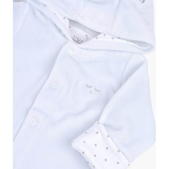 Plīša kombinezons Livly Plush Bunny Overall blue - Livly Clothing