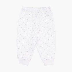 Bikses Livly, Saturday pants white/silver dots Bikses Livly, Saturday pants white/silver dots