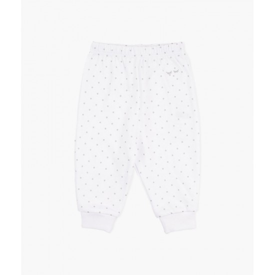 Bikses Livly, Saturday pants white/silver dots - Livly Clothing