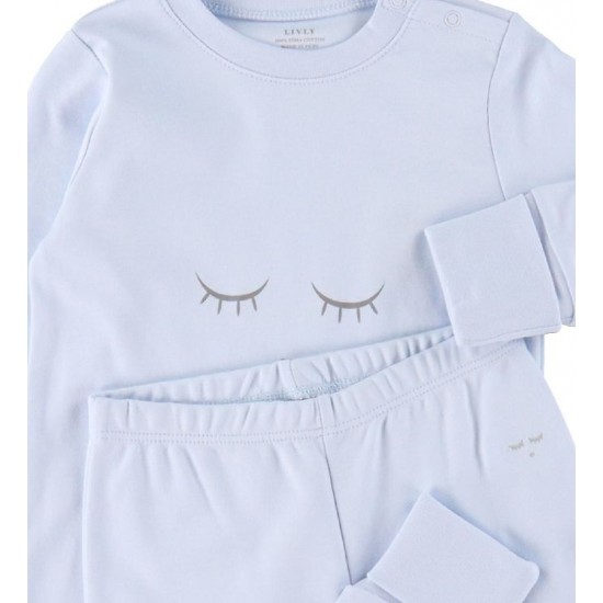 Pidžamas kostīms Livly Sleeping cutie 2 piece set blue - Livly Clothing
